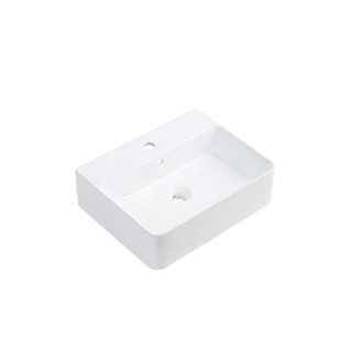 520x420x155mm Gloss White Above Counter Ceramic Basin