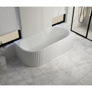 1500x750x580mm Gina Fluted Right Corner