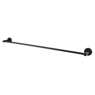 LUCID PIN - 800mm Black Cuttable Single Towel Rail
