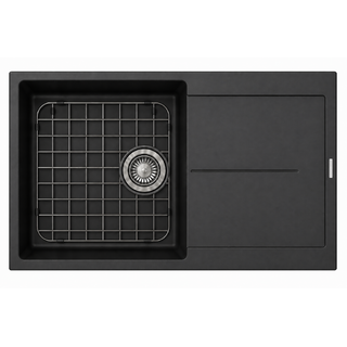 Stainless Steel Gunmetal Sink Grid for Carysil Enigma D100L