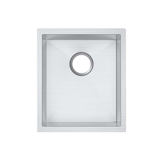 390x450x215mm 1.2mm Handmade Top/Undermount Single Bowl Kitchen Sink