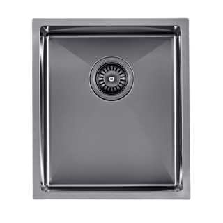 390x450x215mm 1.2mm Handmade Top/Undermount Single Bowl Kitchen Sink