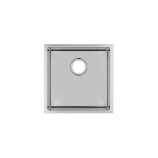 440x440x205mm Stainless Steel Handmade Single Bowl Sink for Flush Mount and Undermount