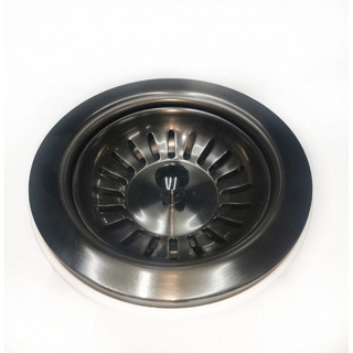 90/114mm Gun Metal Black Kitchen Sink Waste