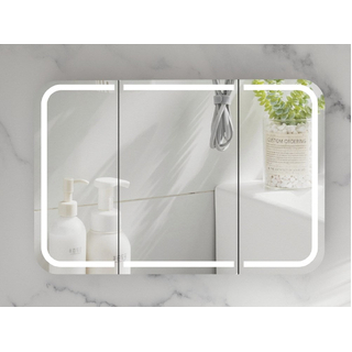 CARYSIL  1200x800mm Grand LED Matte White Shaving Cabinet