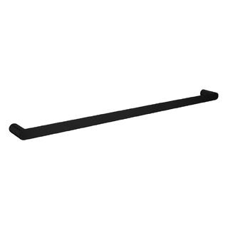 Esperial Matte Black Solid Brass Single Towel Rail 800mm