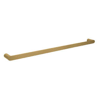 Esperia Brushed Yellow Gold Solid Brass Single Towel Rail 800mm