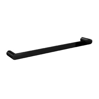 ESPERIA High Gloss Black Solid Brass Single Towel Rail 600mm