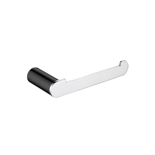 Esperia Black & Chrome Toilet Roll Holder