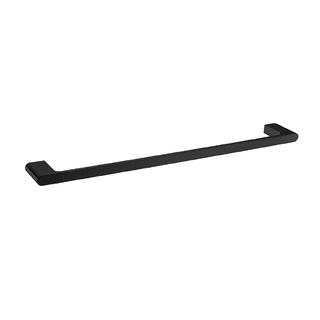 Bellino Matte Black Zinc Alloy 800mm Single Towel Rack