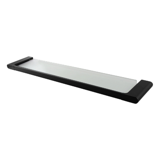 Bellino Matte Black Zinc Alloy Towel Shelf 550mm