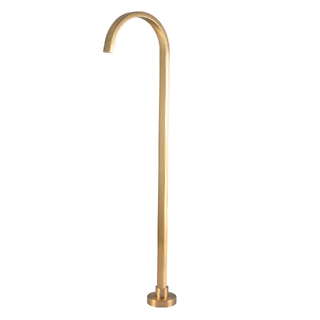 
Pentro Square Brushed Yellow Gold Stainless Steel Freestanding Bath Spout
