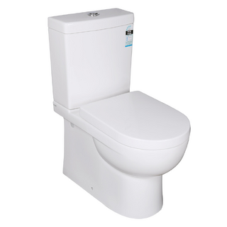 Back To Wall  Ceramic Toilet Suite Traditional Design S&P Trap Soft Close Seat W