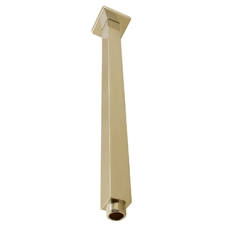Cavallo Brushed Yellow Gold Square Ceiling Shower Arm 400mm
