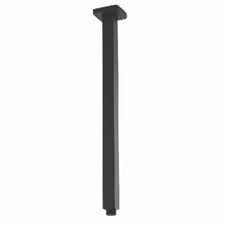 Cavallo Gun Metal Grey Square Ceiling Shower Arm 400mm