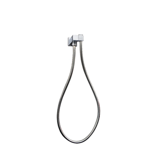 Esperia Chrome Square Shower Holder Wall Connector & Hose