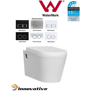 Wall Mount Wall Hung Toilet, Soft Close Seat,In Wall Concealed Cistern WELS 4*